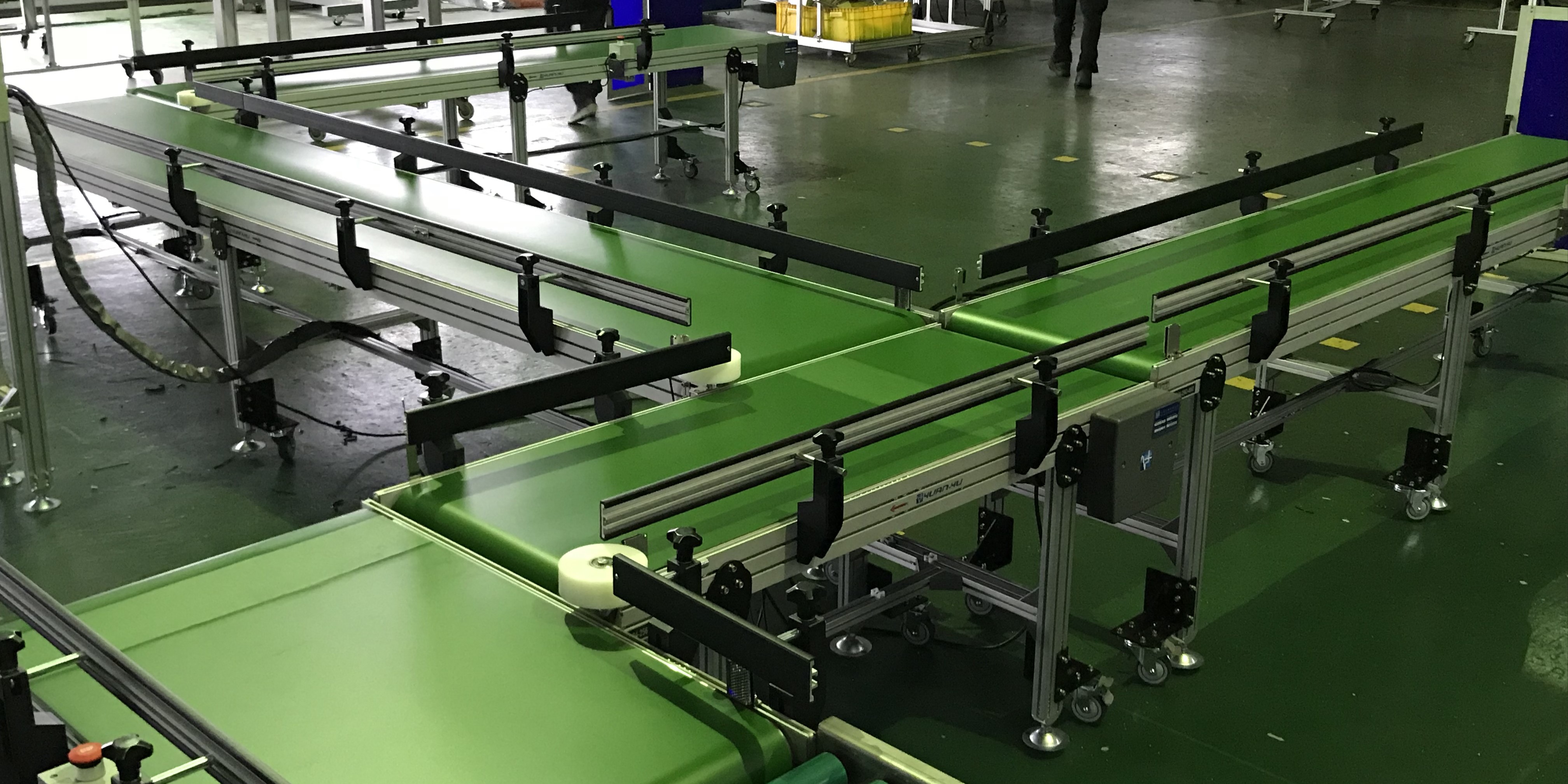 合流式鋁擠型皮帶整廠輸送帶輸送機 | Combined Belt Conveyor for Whole Plant 