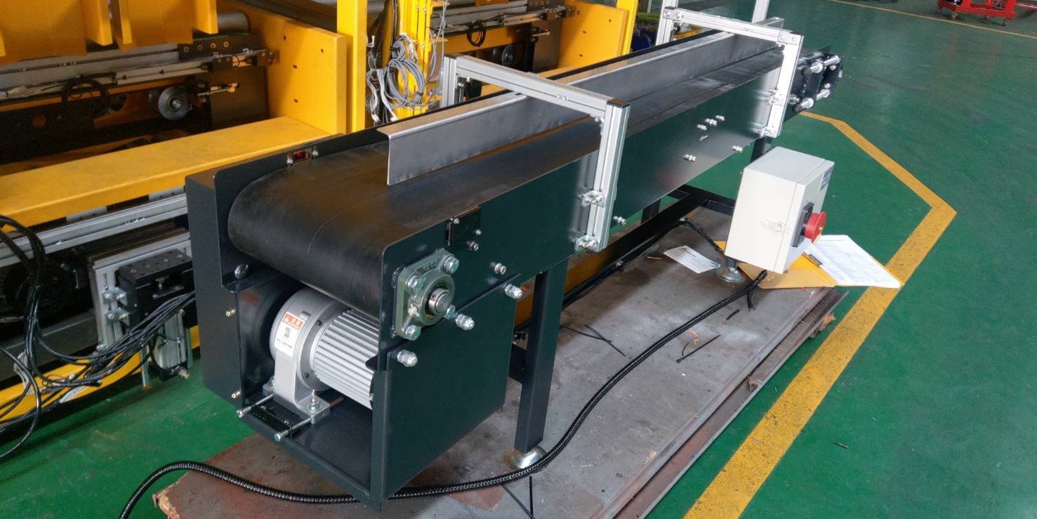 鋼板式橡膠帶平面輸送帶輸送機 | Steel Plate Rubber Belt Conveyor