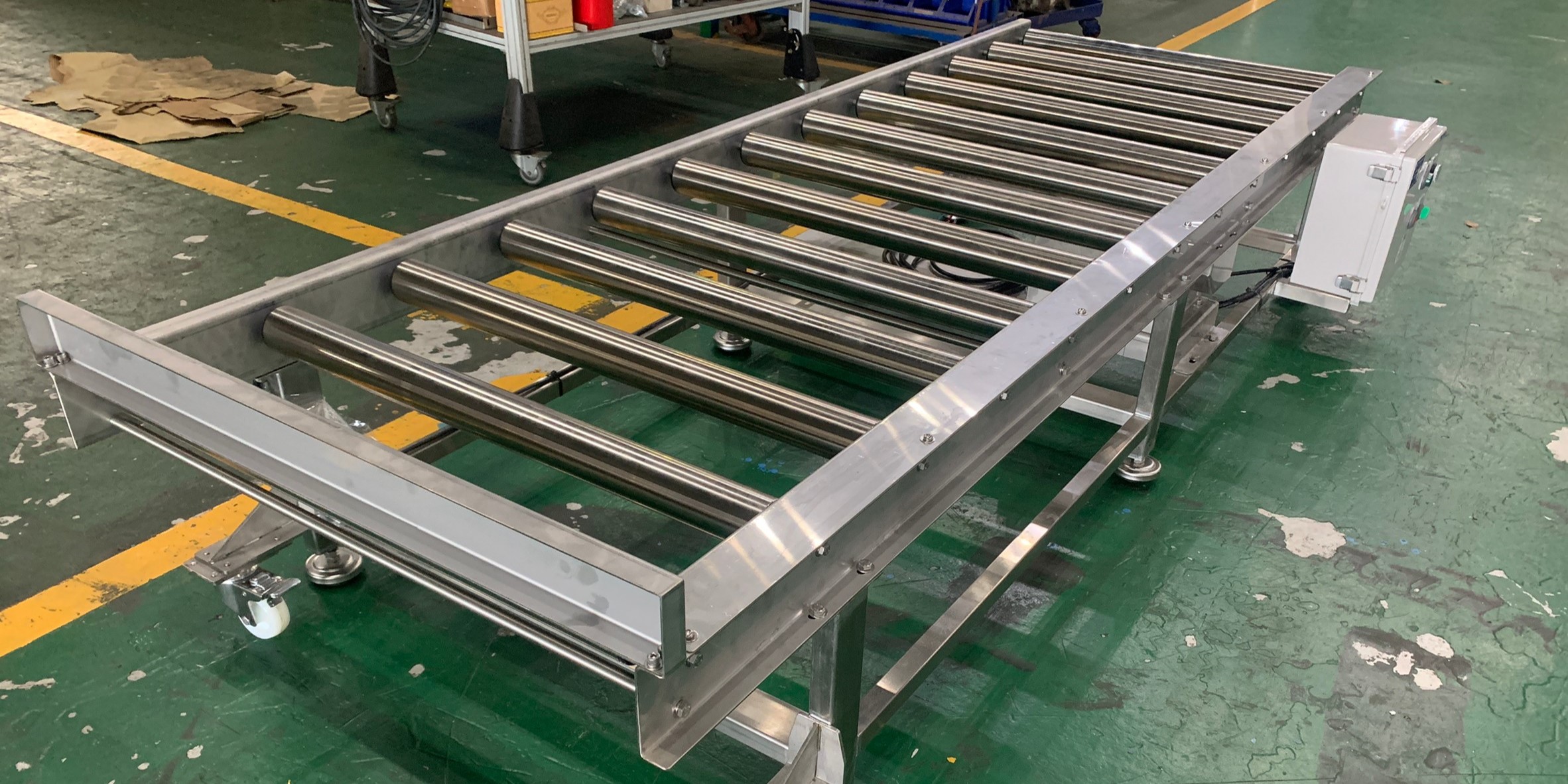 時規動力滾筒台 | Synchronous Belt Motivation Roller Conveyor