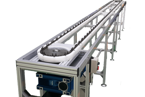 S-C-R2-M 360度迴轉式治具輸送機械自動化設備
