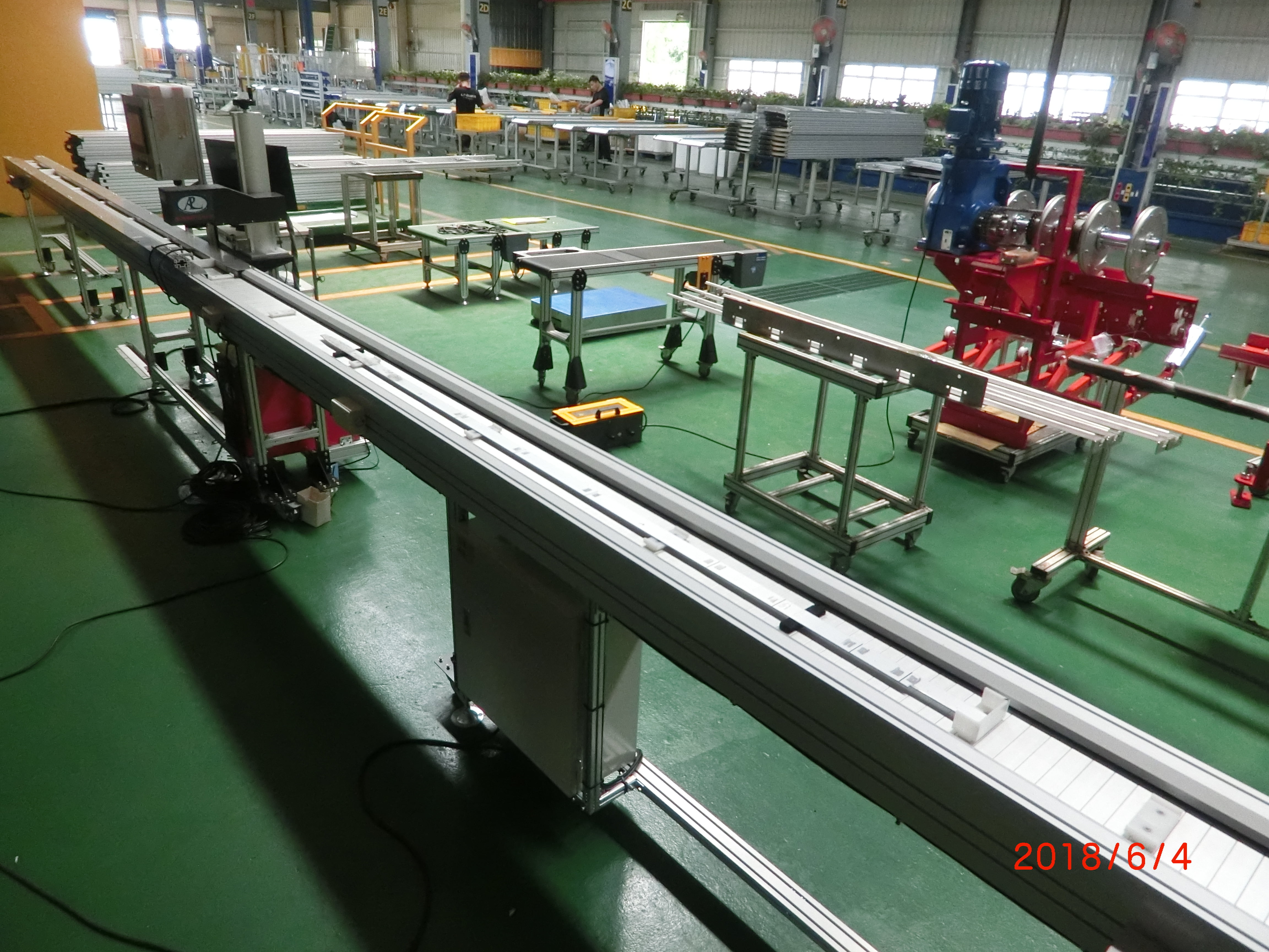 Aluminum extruded aluminum plate track conveyor - Lichen Conveyor Equipment Co., Ltd.