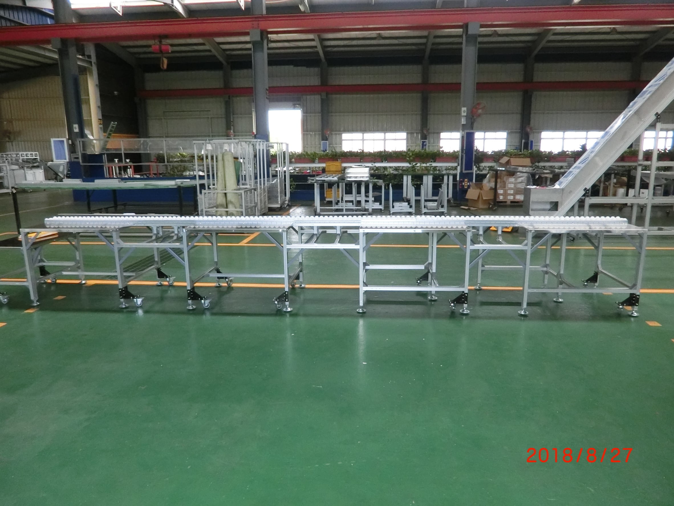 Unpowered fulai conveyor wheels work table -Lichen Conveyor Equipment Co., Ltd.