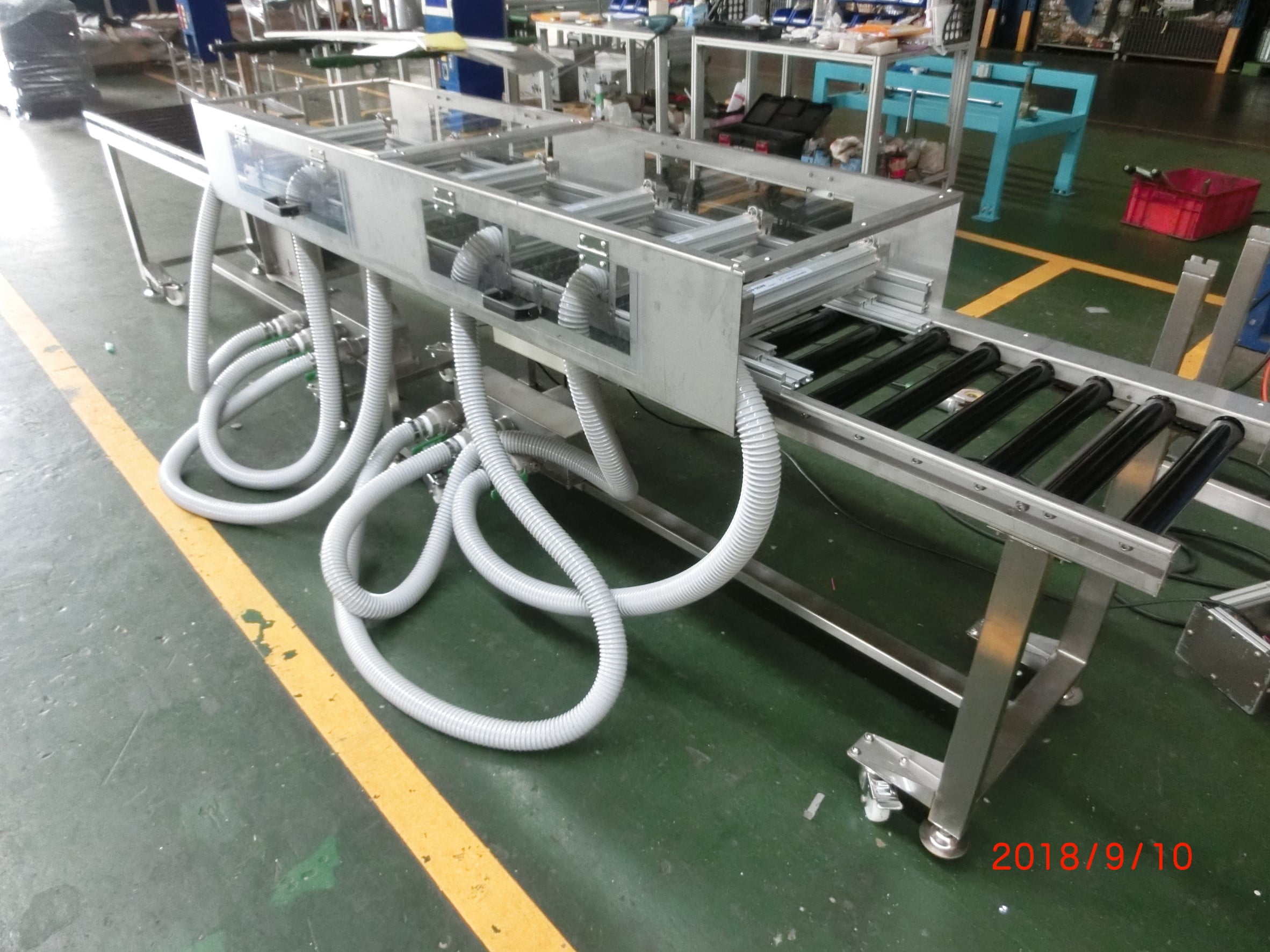 Stainless steel power roller conveyor-Lichen Conveyor Equipment Co., Ltd.