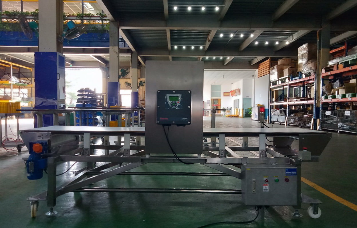 不銹鋼型金屬檢測皮帶式輸送機-丽晨输送机自动化设备公司