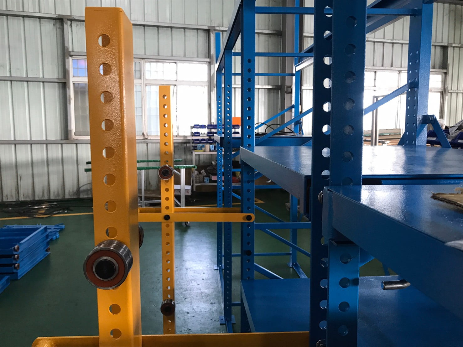 1000KG Special Storage Racks With Folded Pole -Lichen Conveyor Automatic Equipment Co., Ltd. 