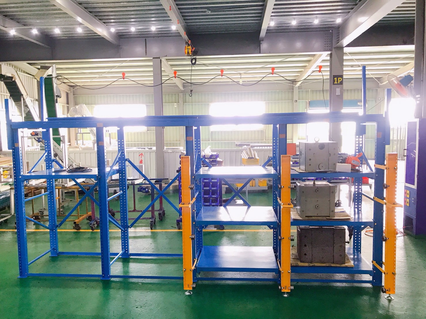 1000KG Special Storage Racks With Folded Pole -Lichen Conveyor Automatic Equipment Co., Ltd. 