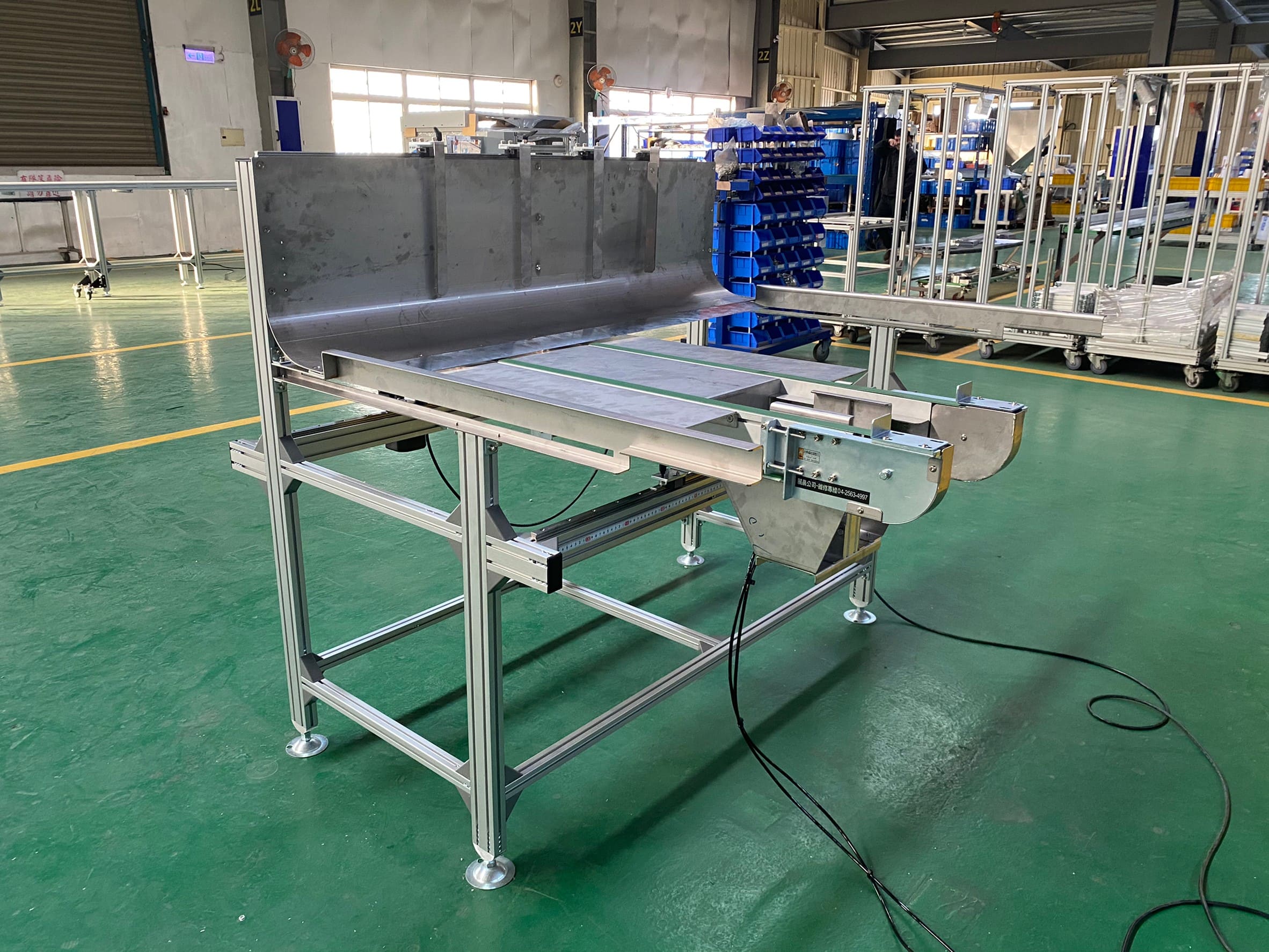 Movable Belt Conveyor Made with Aluminum extrusion-Lichen Conveyor Automatic Equipment Co., Ltd.

