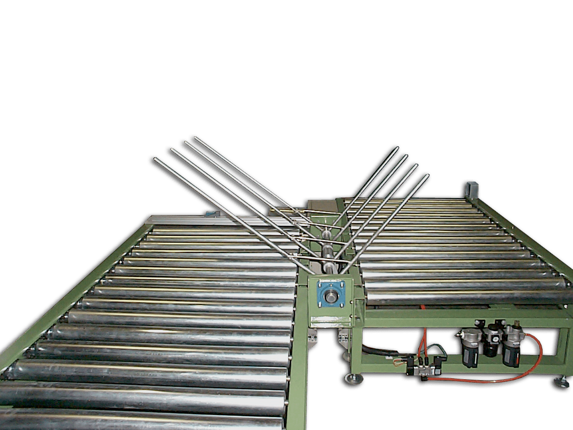 90 Degree Rotating Power Roller Conveyors