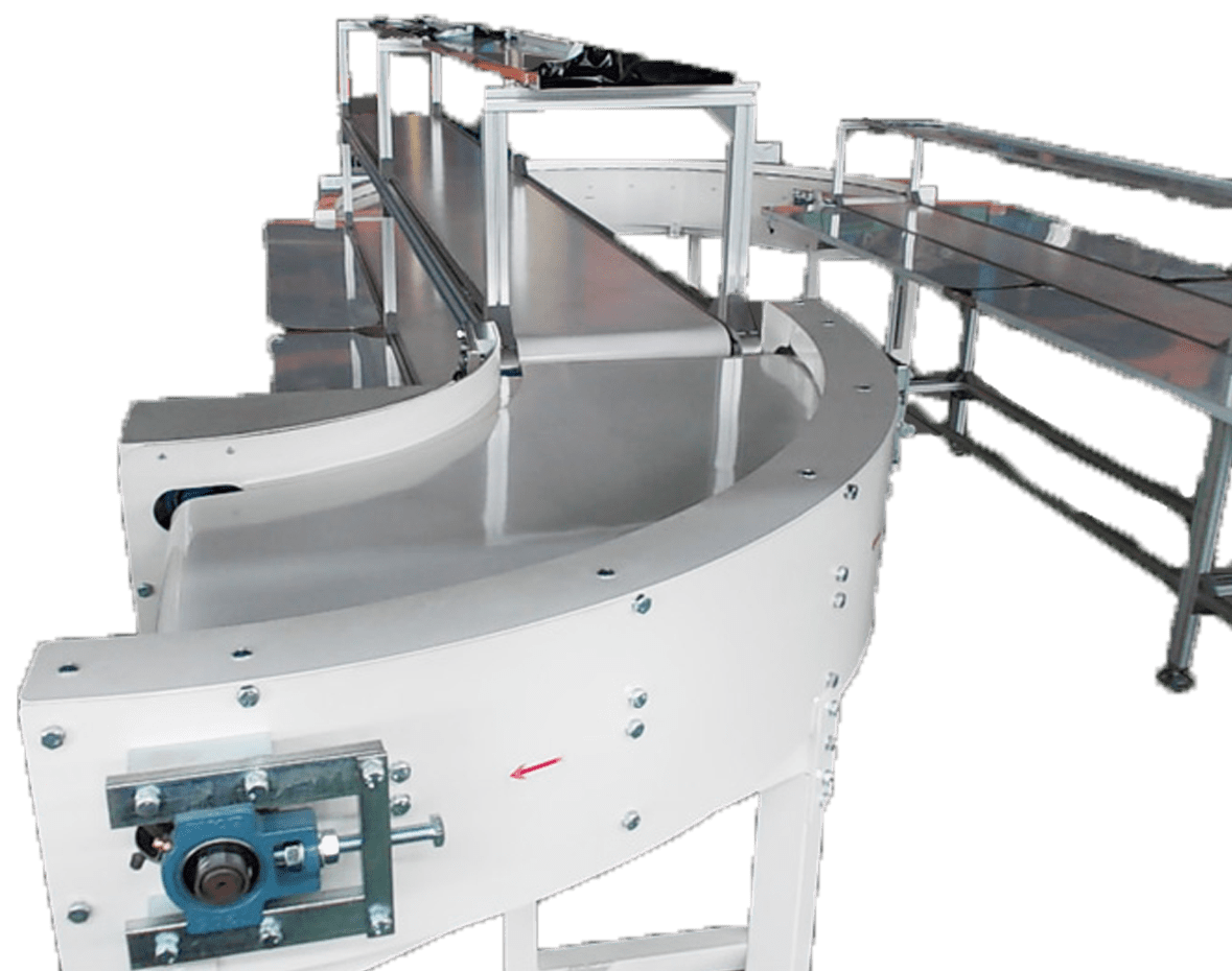 90 Degree Bended Automatic Conveyor Machine System