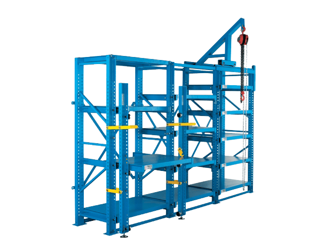 Racks with Hoist Systems and Folded Pole(Half Roll-Out)
